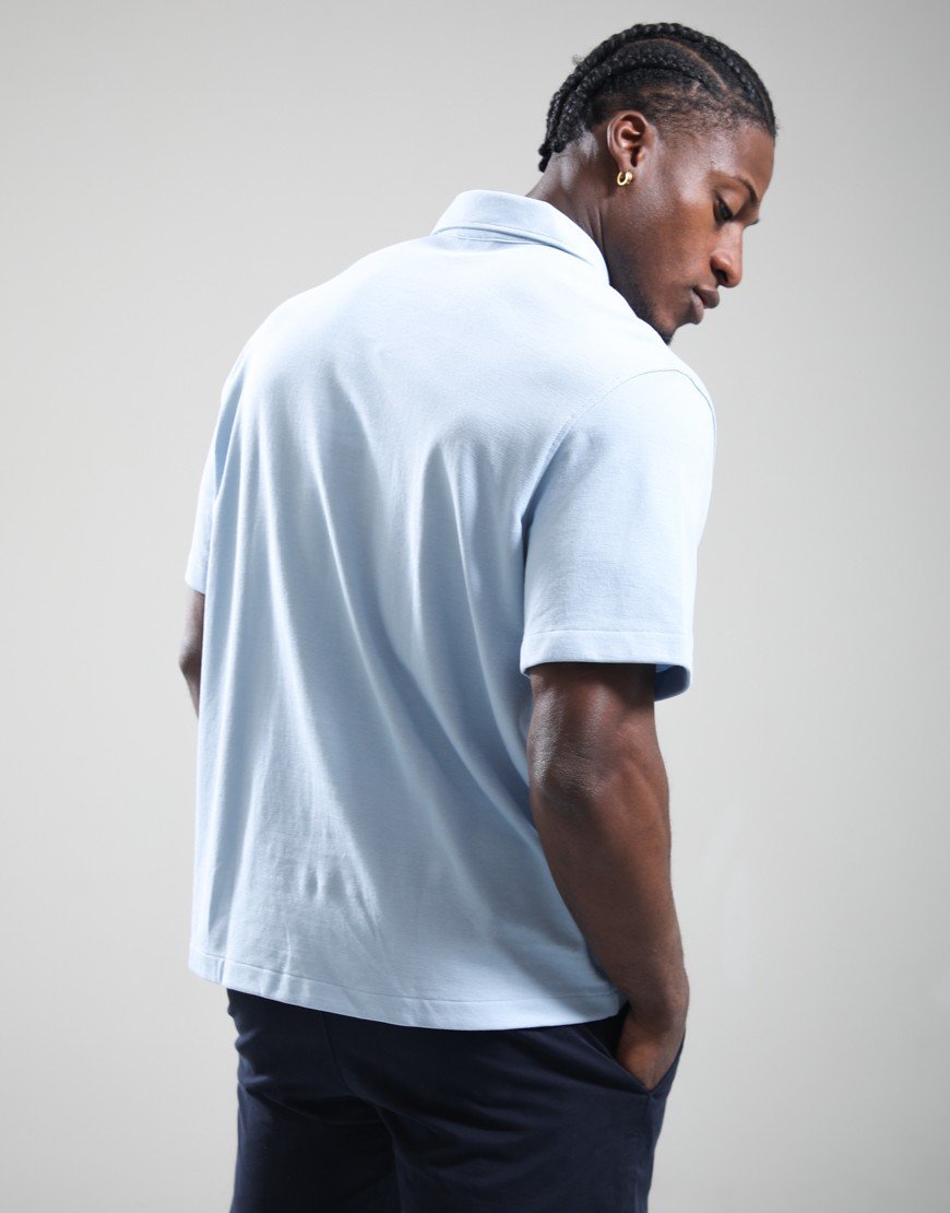 Lacoste Pique Short Sleeve Shirt Chambray