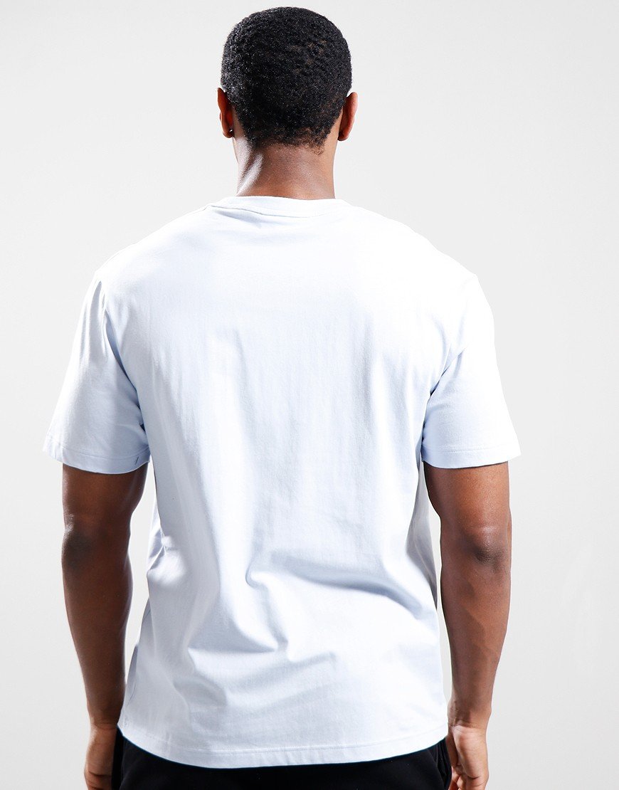 Lacoste Print And Badge T-Shirt Light Blue