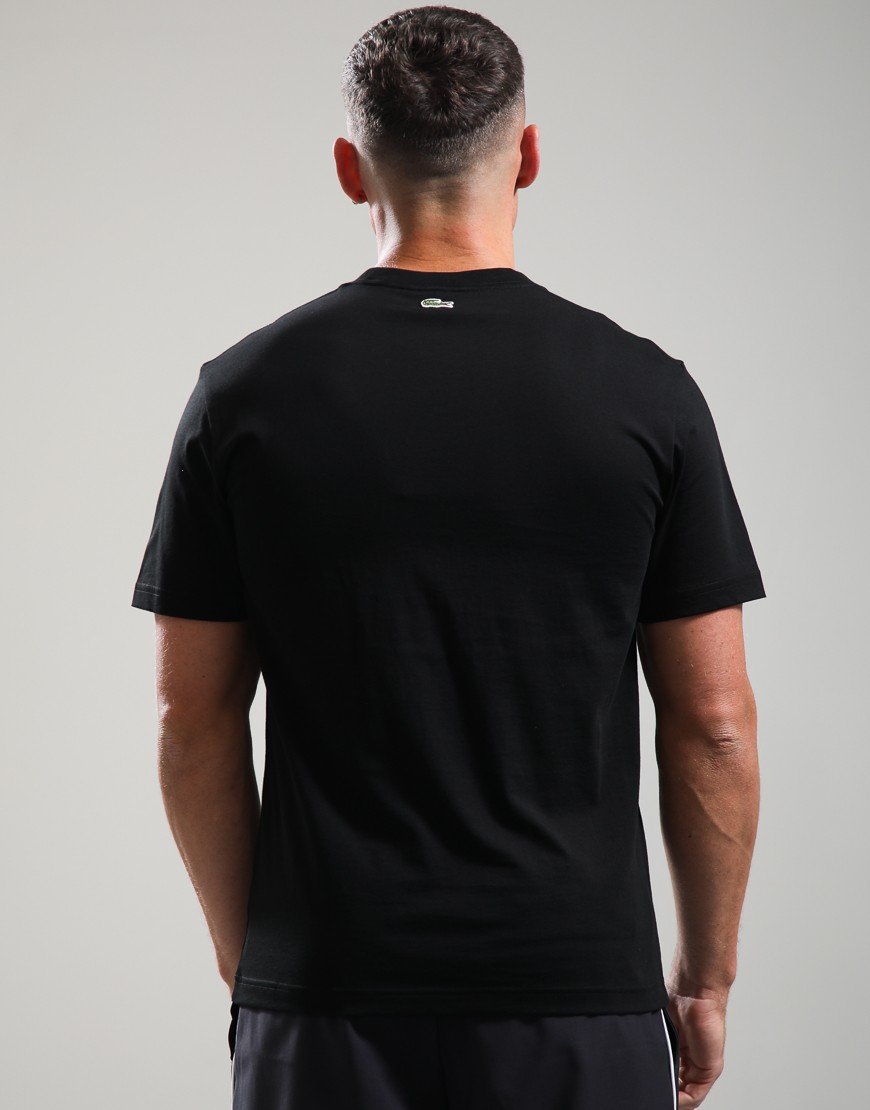 Barbour Printed Cotton T-Shirt Black