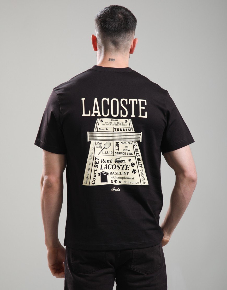 Lacoste Printed Heavy Cotton T-Shirt Buffalo