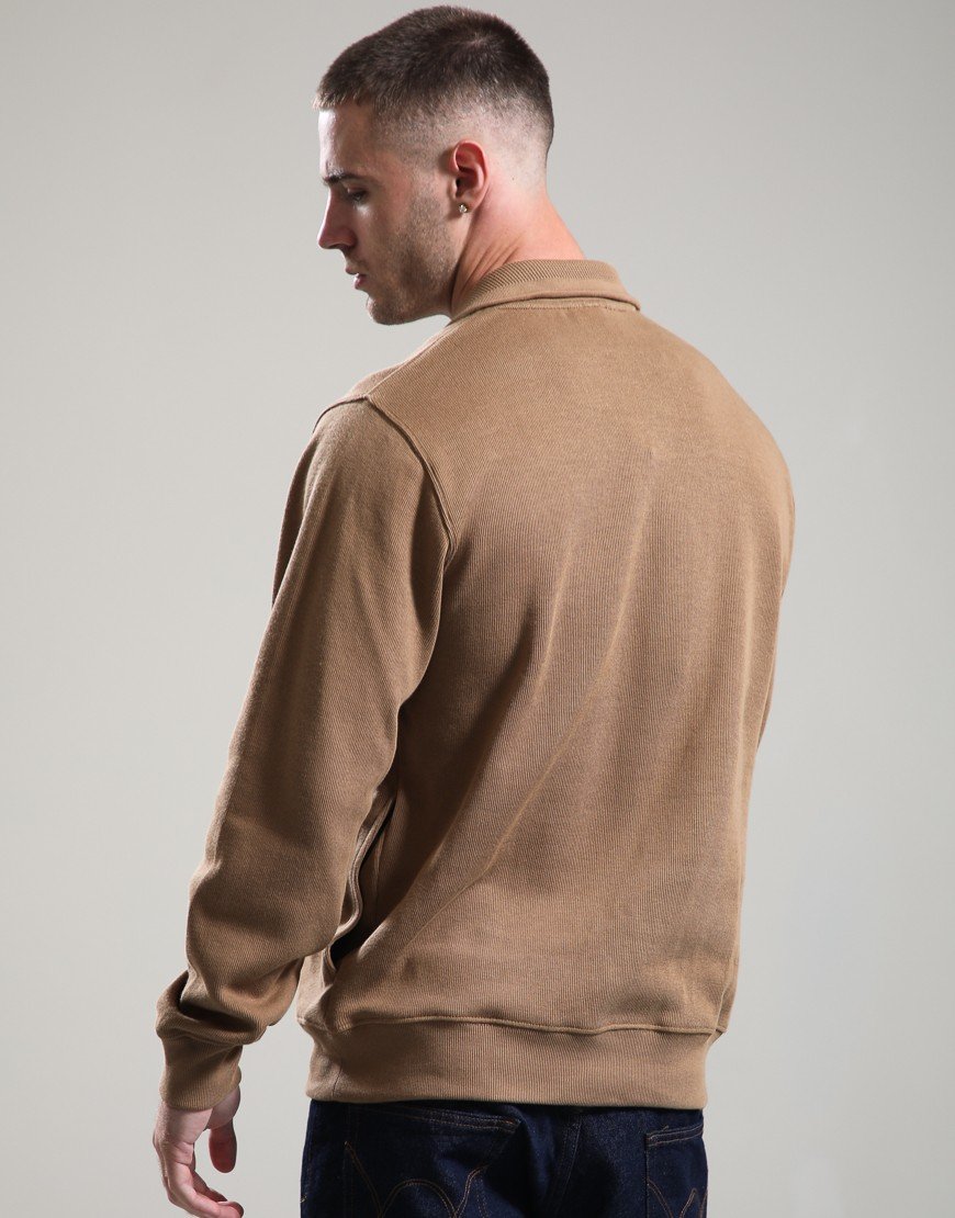 Lacoste 1/4 Zip Sweat Cookie