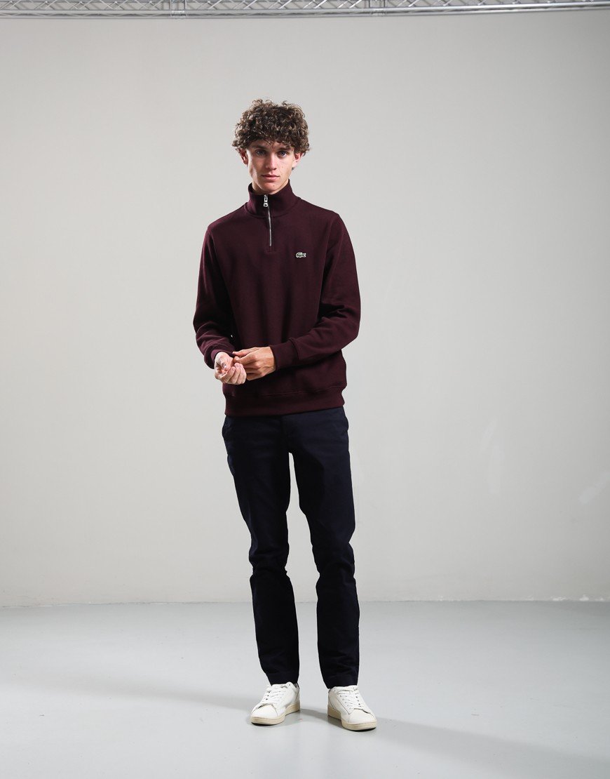 Lacoste 1/4 Zip Sweat Oxalis