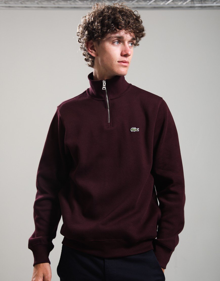 Lacoste 1/4 Zip Sweat Oxalis