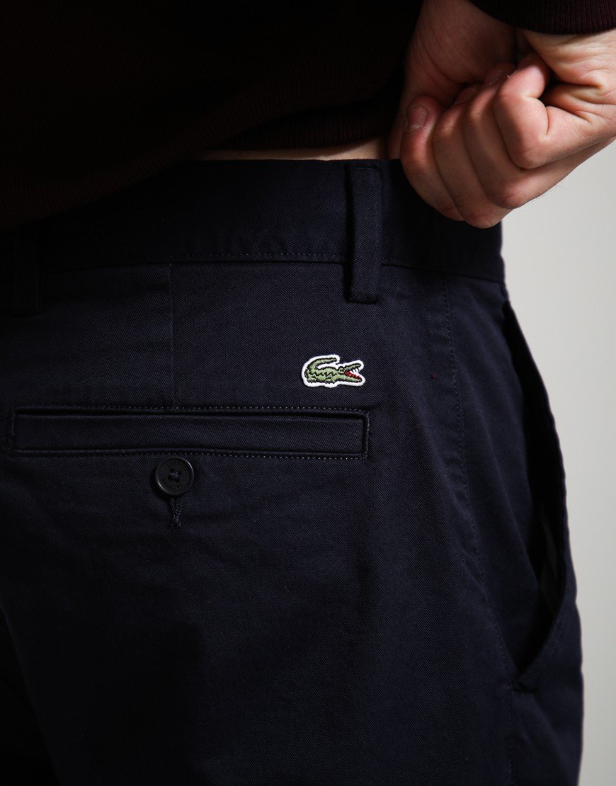 Lacoste Slim Fit Cotton Chino Pants Abysm