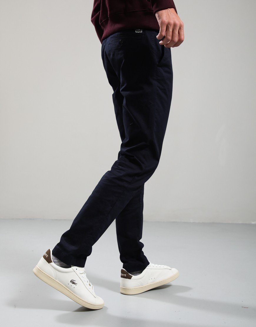 Lacoste Slim Fit Cotton Chino Pants Abysm