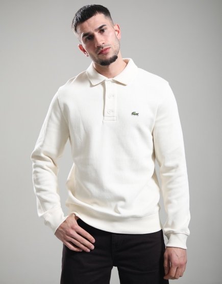 Lacoste Ribbed Polo Collar Sweat Lapland