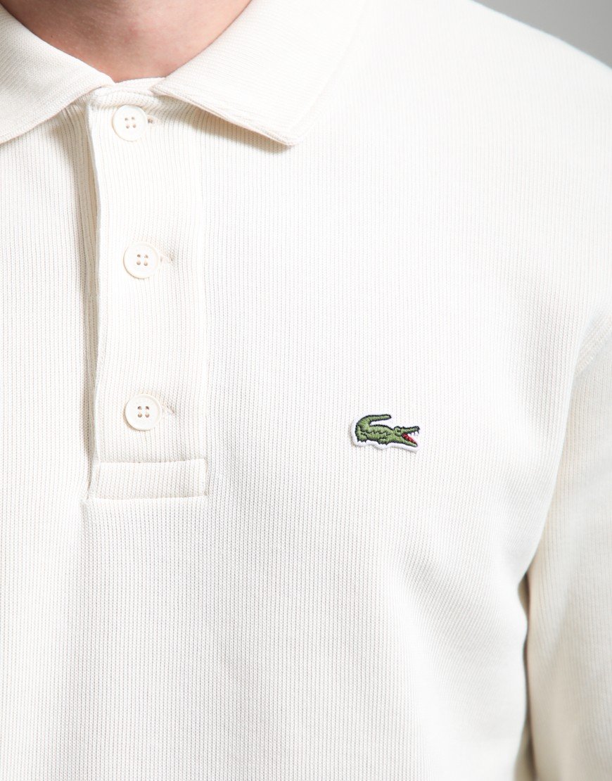 Lacoste Ribbed Polo Collar Sweat Lapland