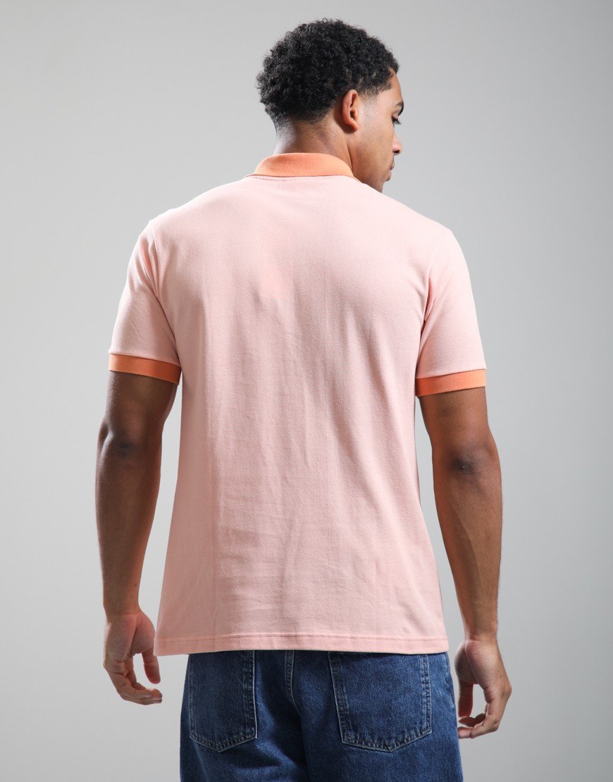 Lacoste Ribbed Collar Polo Shirt Miami/Blossom