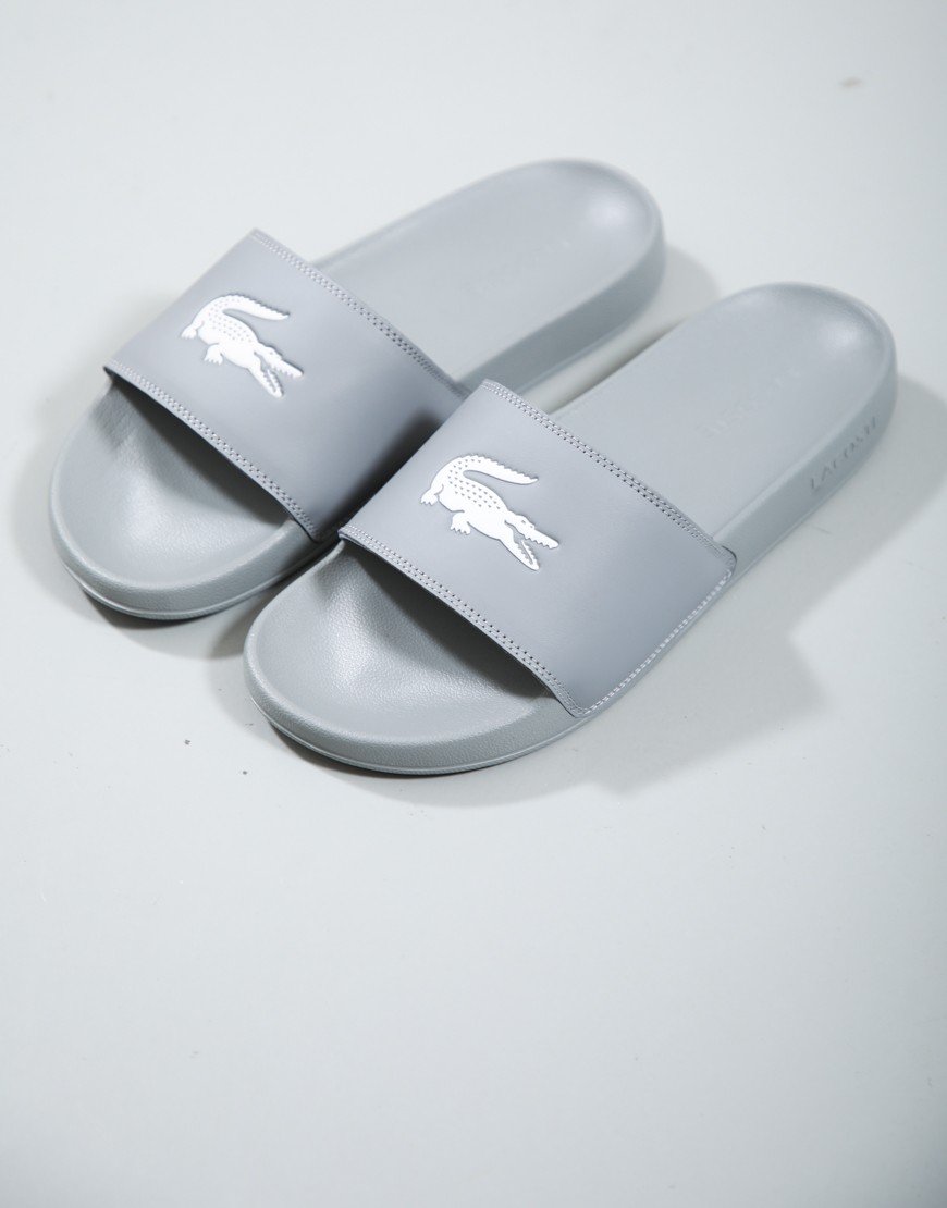 Lacoste Serve 0.0 Sliders Grey/White