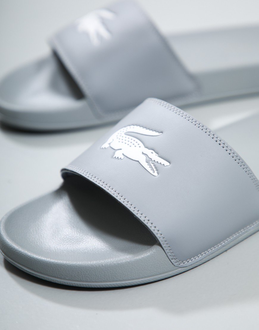 Lacoste Serve 0.0 Sliders Grey/White