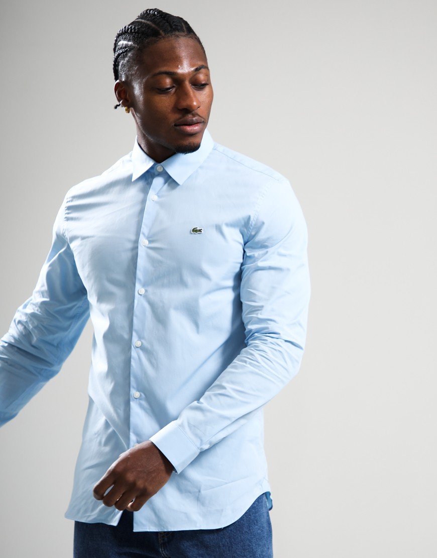 Lacoste Slim Fit Poplin Long Sleeve Shirt Overview