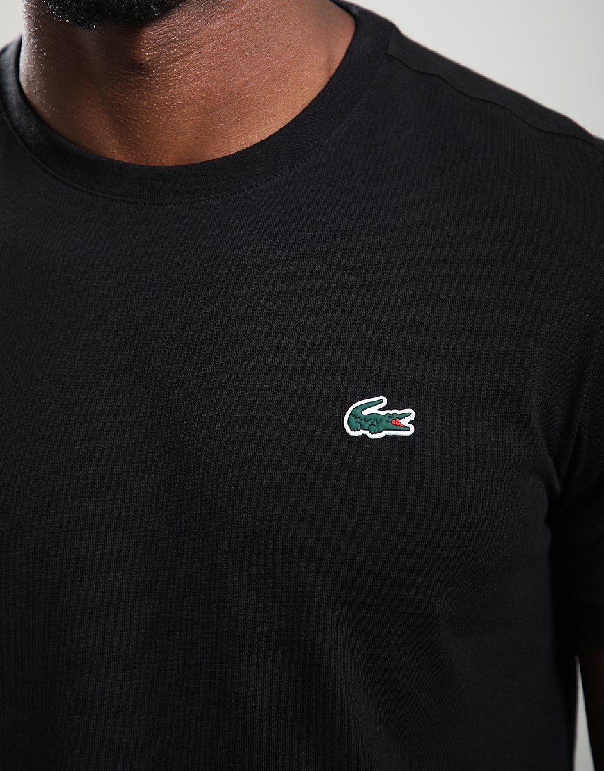Lacoste Sport Printed Ultra Dry T-Shirt Black