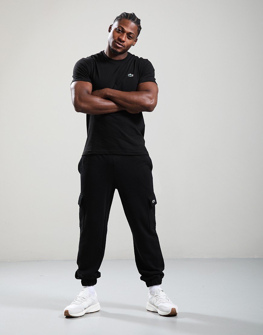 Lacoste Sport Printed Ultra Dry T-Shirt Black
