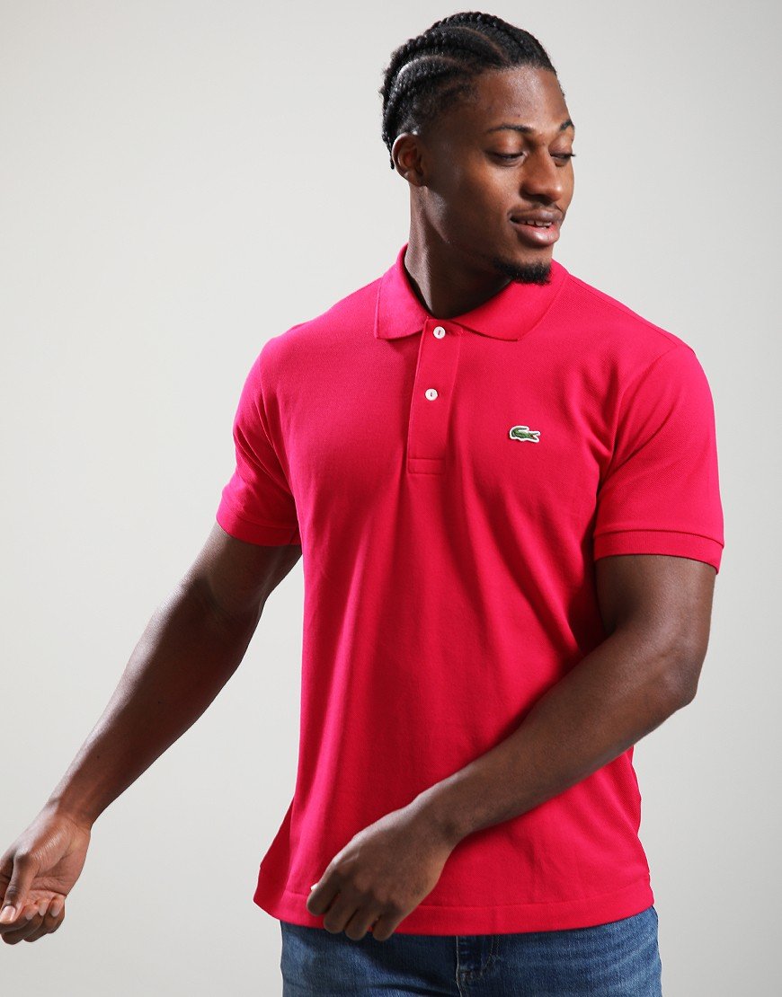 Lacoste Best Polo Shirt Dark Pink