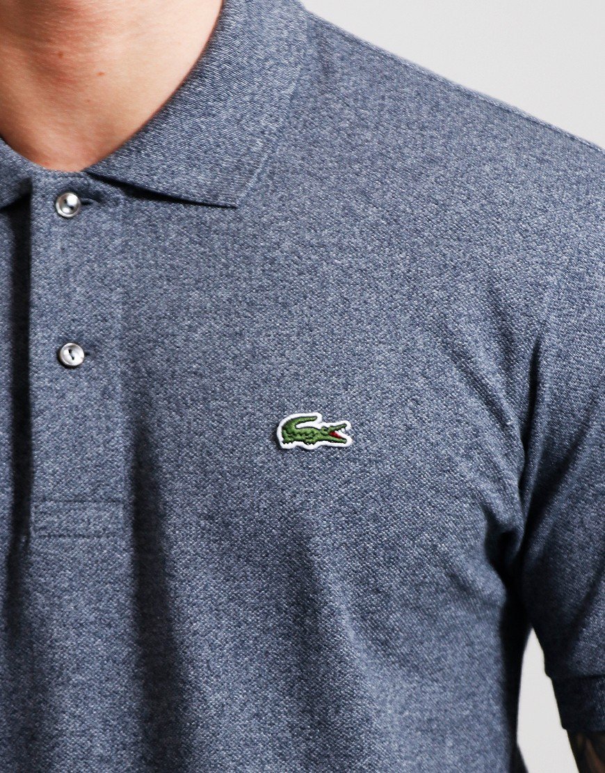 Lacoste Best Polo Shirt Grey Chine