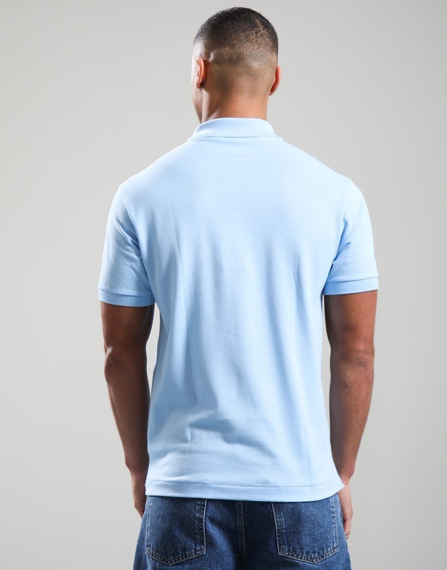 Lacoste Plain Polo Shirt Pale Blue