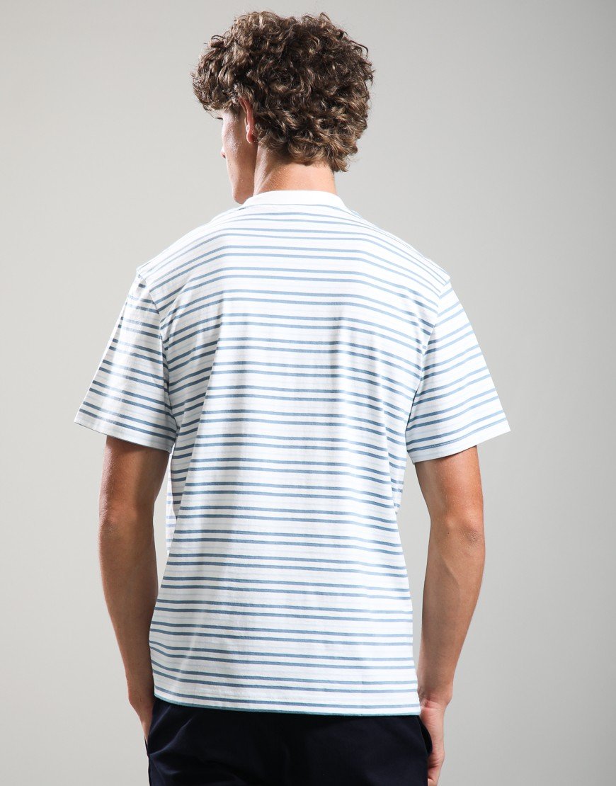 Lacoste Stripe T-Shirt Aral/Flour