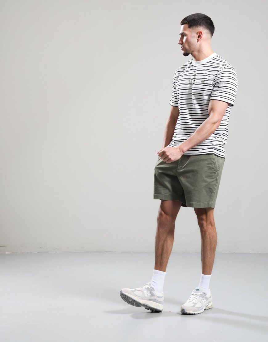 Lacoste Striped T-Shirt Blackbird/Flour
