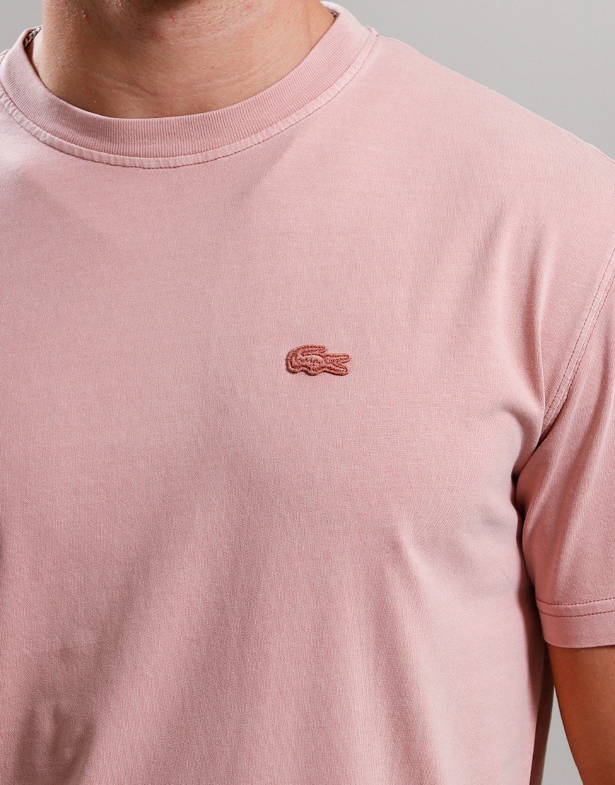 Lacoste Summer Washed T-Shirt Pink