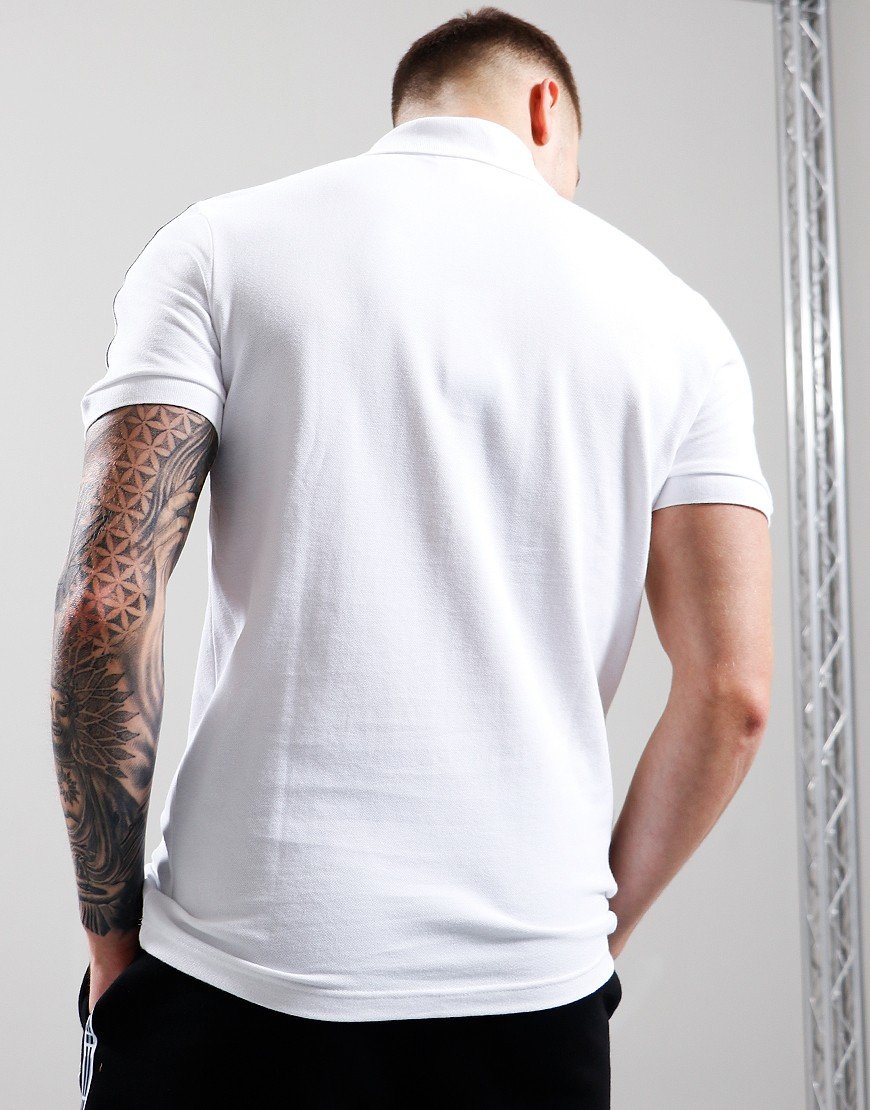 Lacoste Tape Polo Shirt White