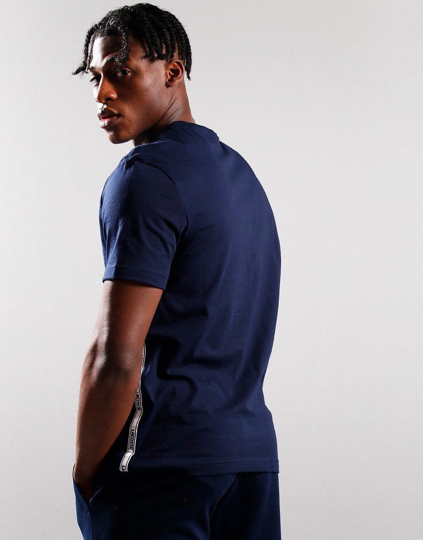 Lacoste Tape T-Shirt Navy