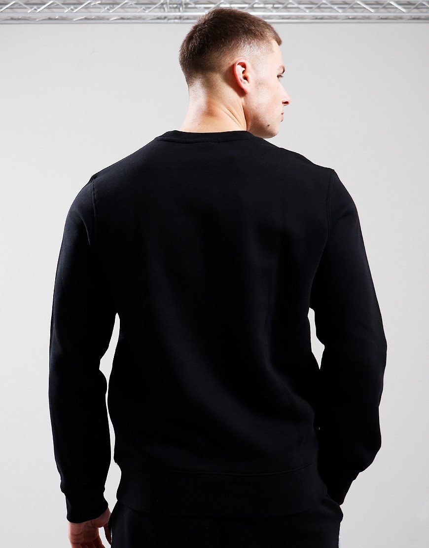 Lacoste Taped Crew Sweat Black