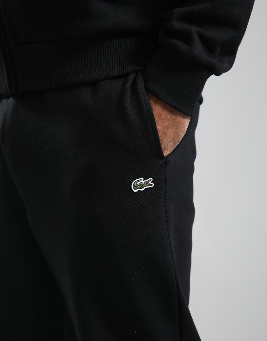 Lacoste Tapered Fit Fleece Joggers Black