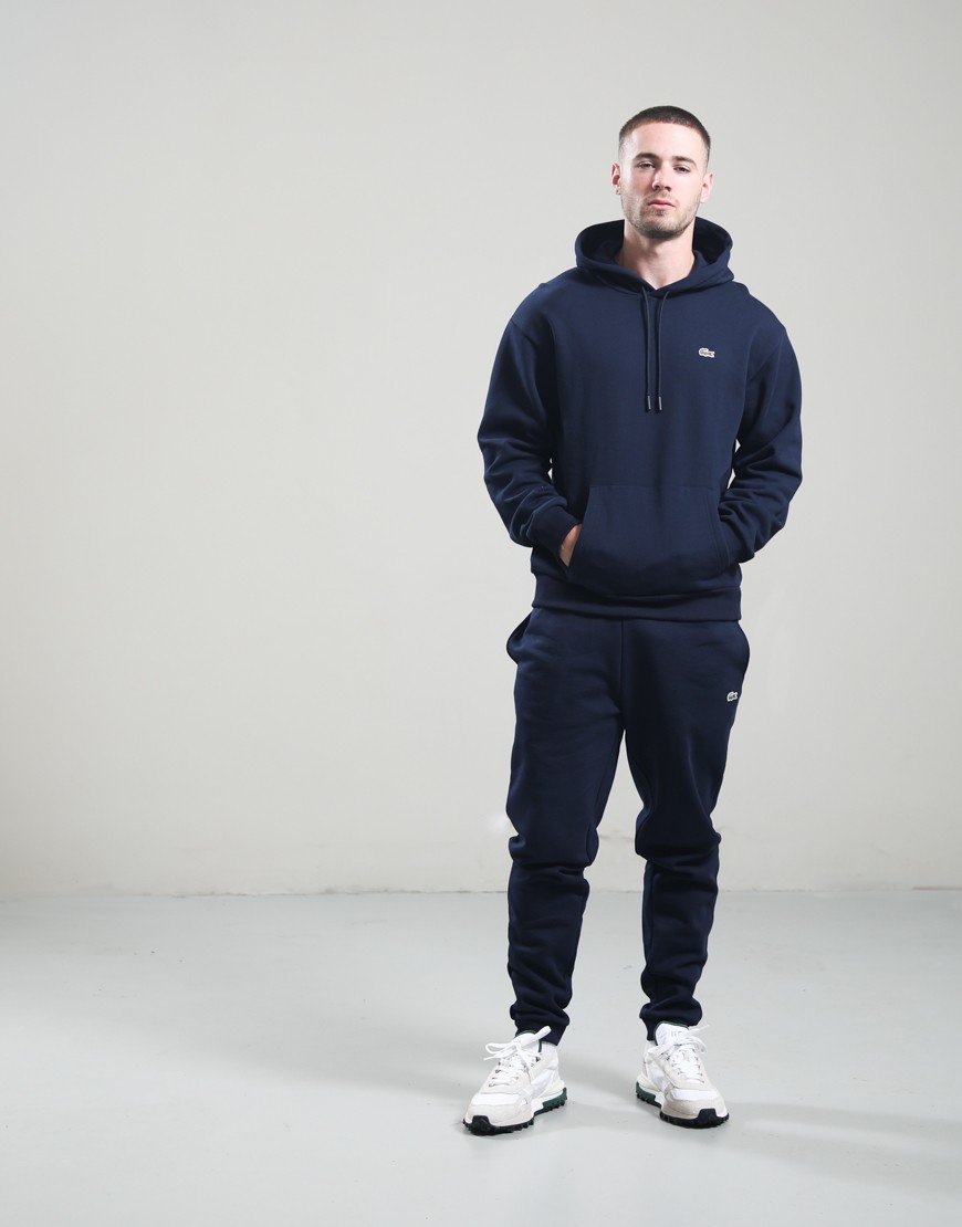Lacoste Fleece Hoodie Navy Blue