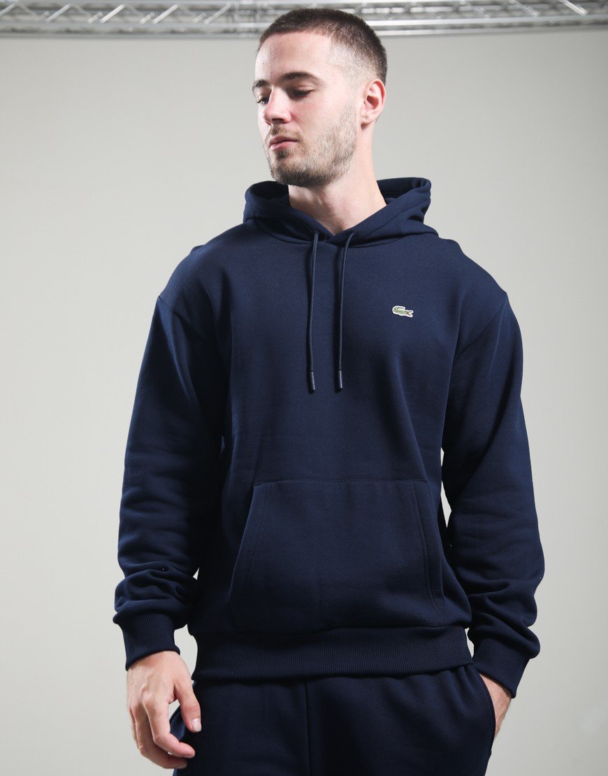 Lacoste Fleece Hoodie Navy Blue
