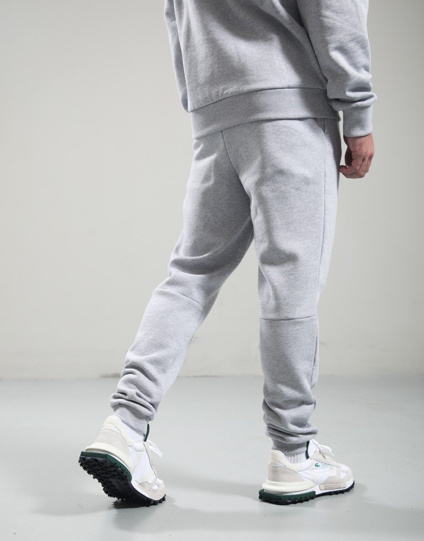 Lacoste Tapered Fit Fleece Jogger Silver Chine