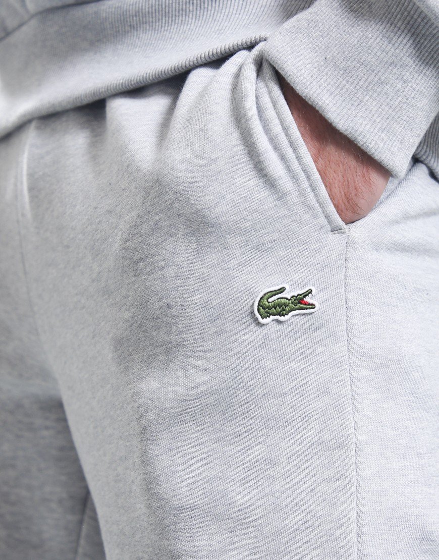 Lacoste Tapered Fit Fleece Jogger Silver Chine