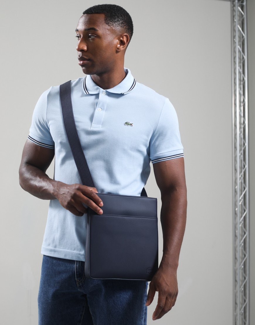 Lacoste Tipped Polo Shirt Chambray