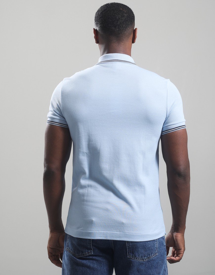 Lacoste Tipped Polo Shirt Chambray