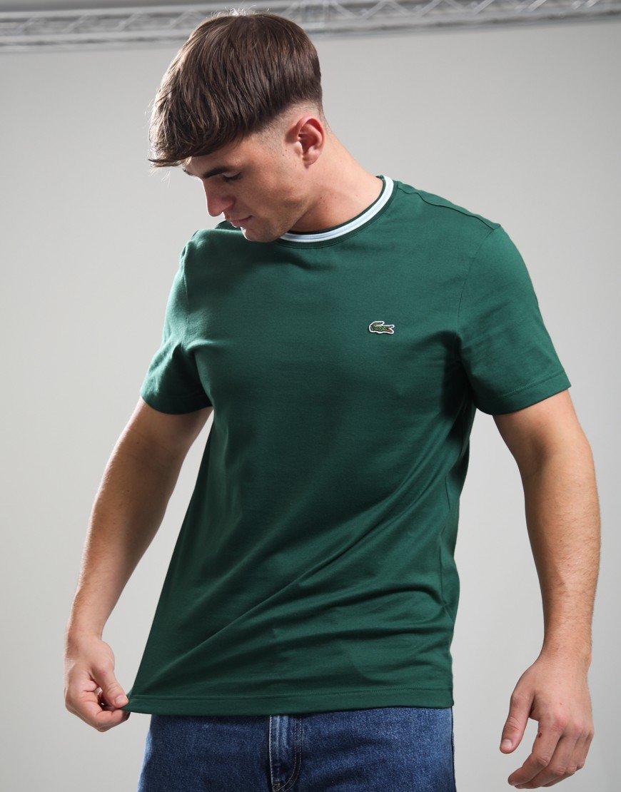 Lacoste Tipped T-Shirt Green
