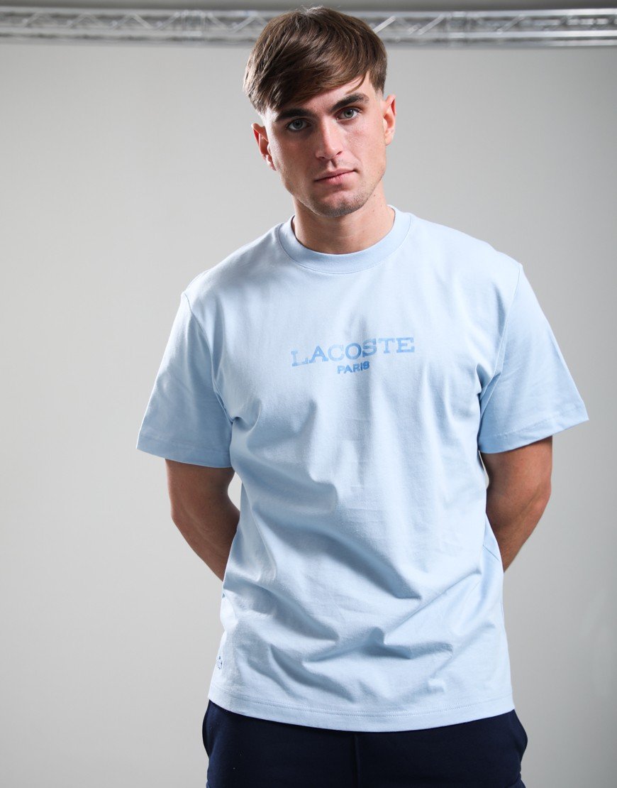 Lacoste Tonal Centre Logo T-Shirt Chambray