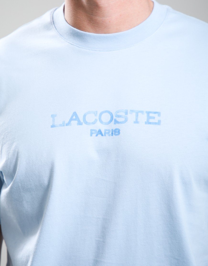 Lacoste Tonal Centre Logo T-Shirt Chambray