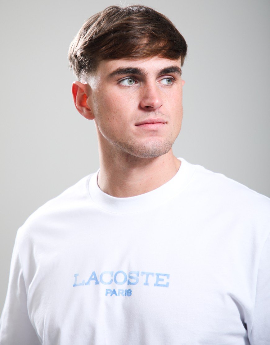 Lacoste Tonal Centre Logo T-Shirt White