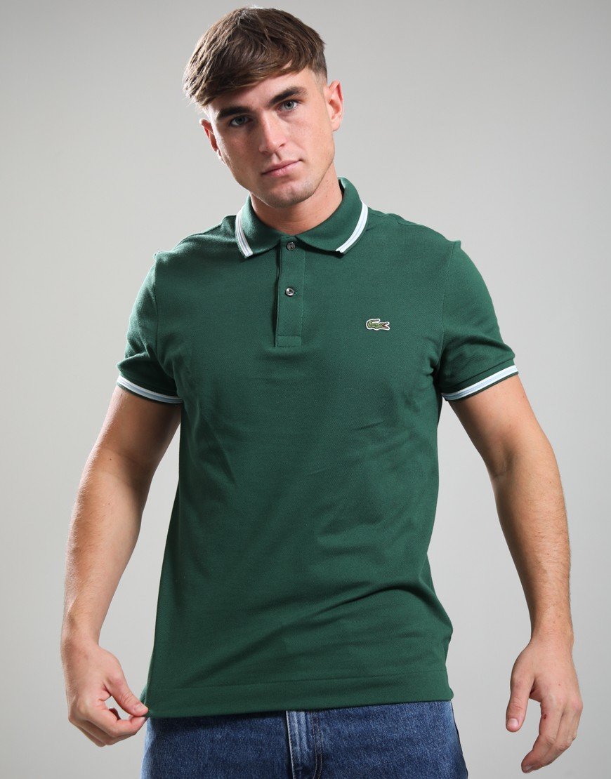 Lacoste Trim Accent Polo Shirt Green