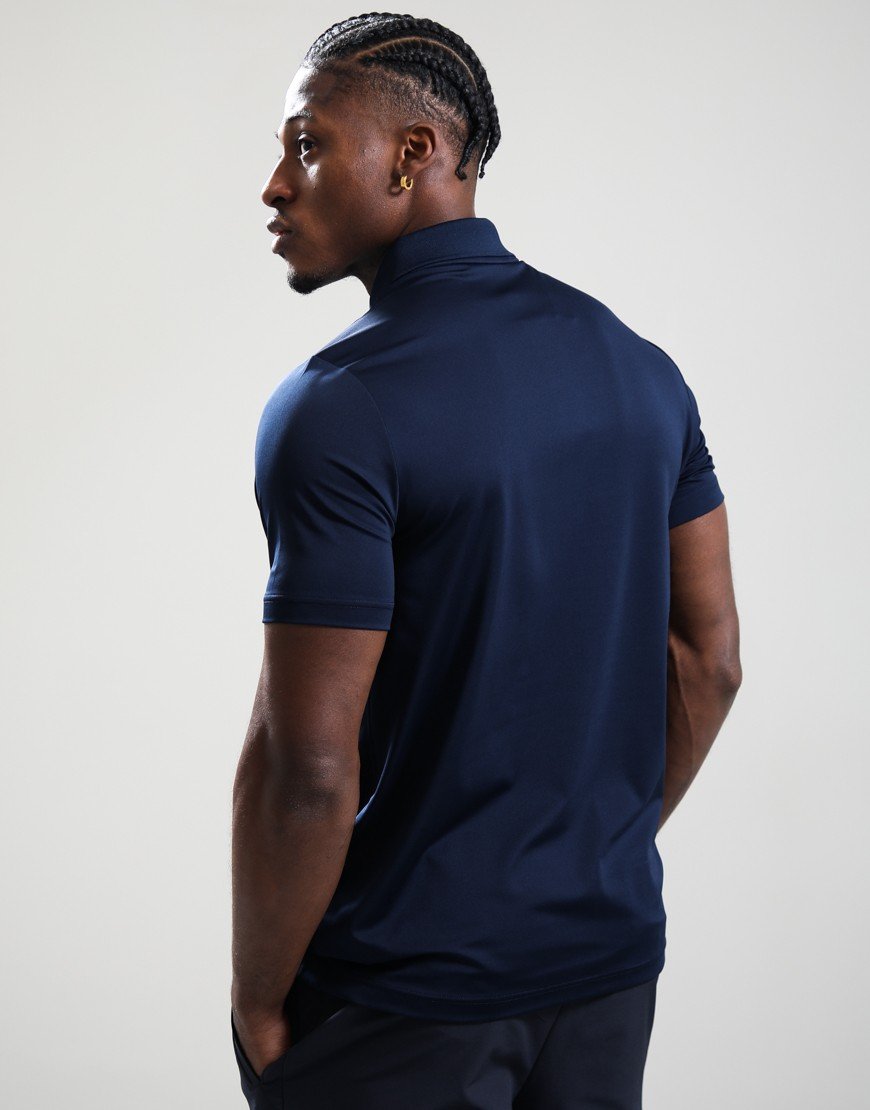 Lacoste UV Protect Golf Polo Shirt Navy Blue