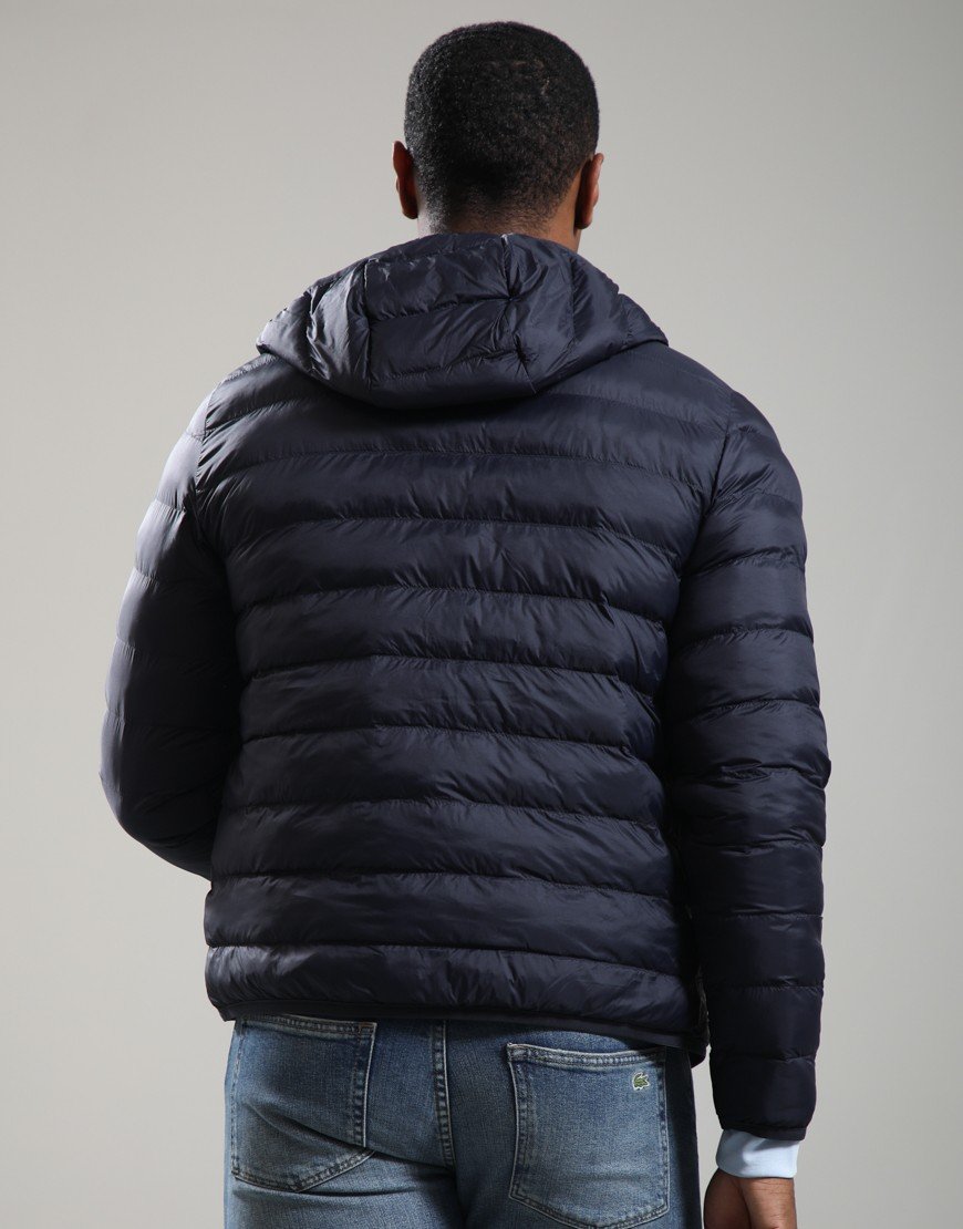 Lacoste Water-Repellent Ripstop Puffer Jacket Abysm