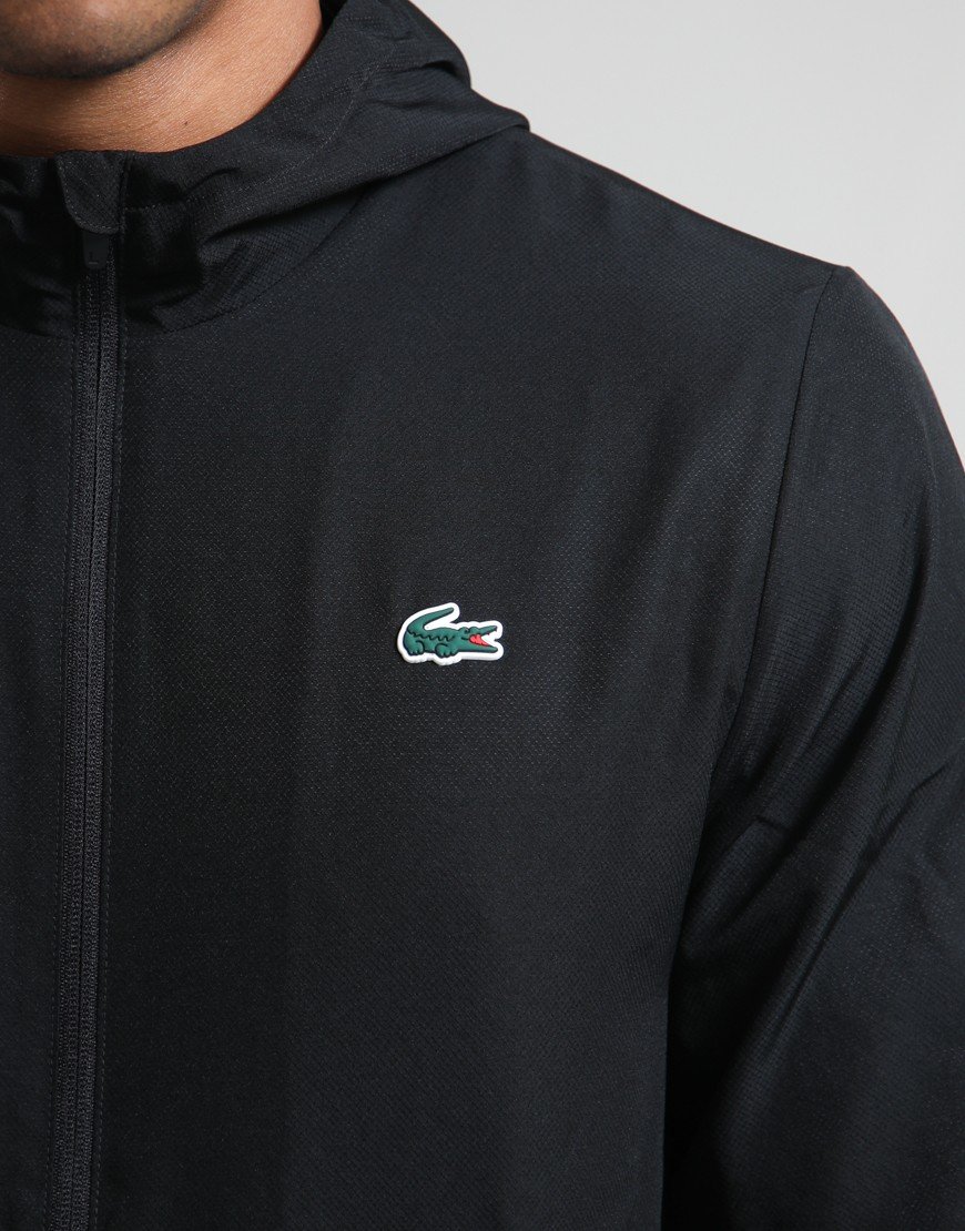 Lacoste Water-Repellent Sport Jacket Black