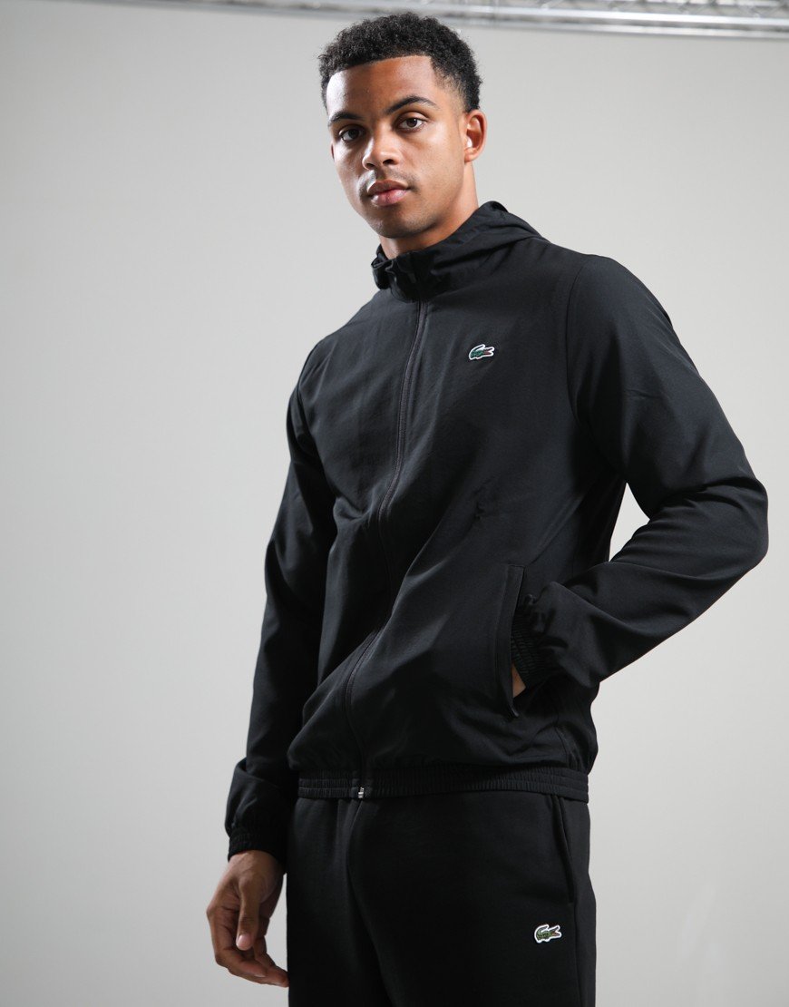 Lacoste Water-Repellent Sport Jacket Black