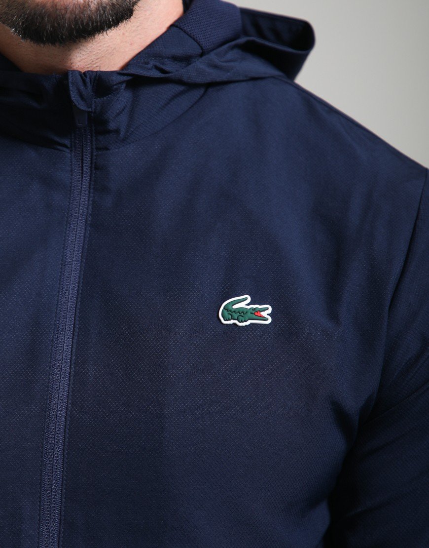 Lacoste Water-Repellent Sport Jacket Navy Blue