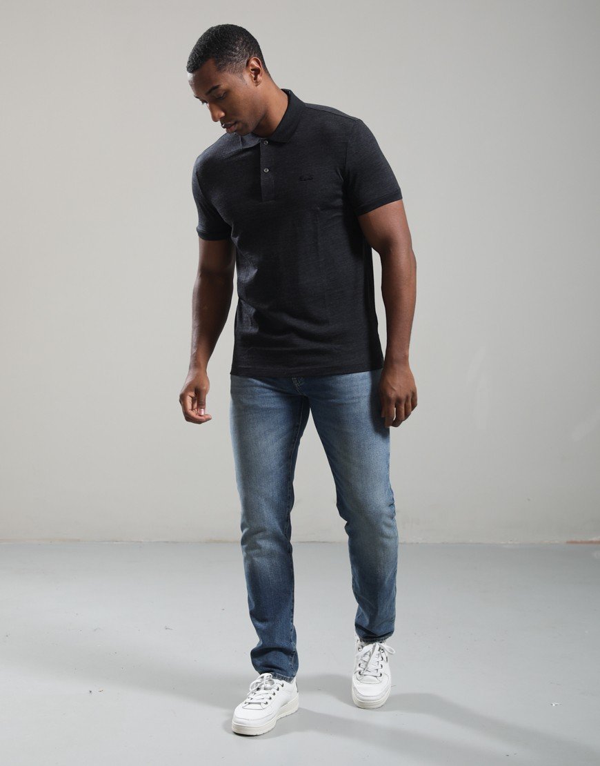 Lacoste Wool Blend Polo Shirt Lightning Chine