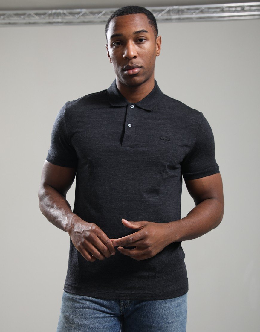 Lacoste Wool Blend Polo Shirt Lightning Chine