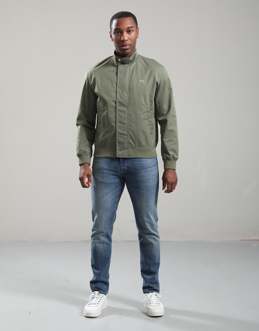 Lacoste Zip Funnel Jacket Khaki
