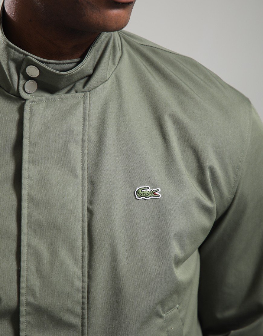 Lacoste Zip Funnel Jacket Khaki