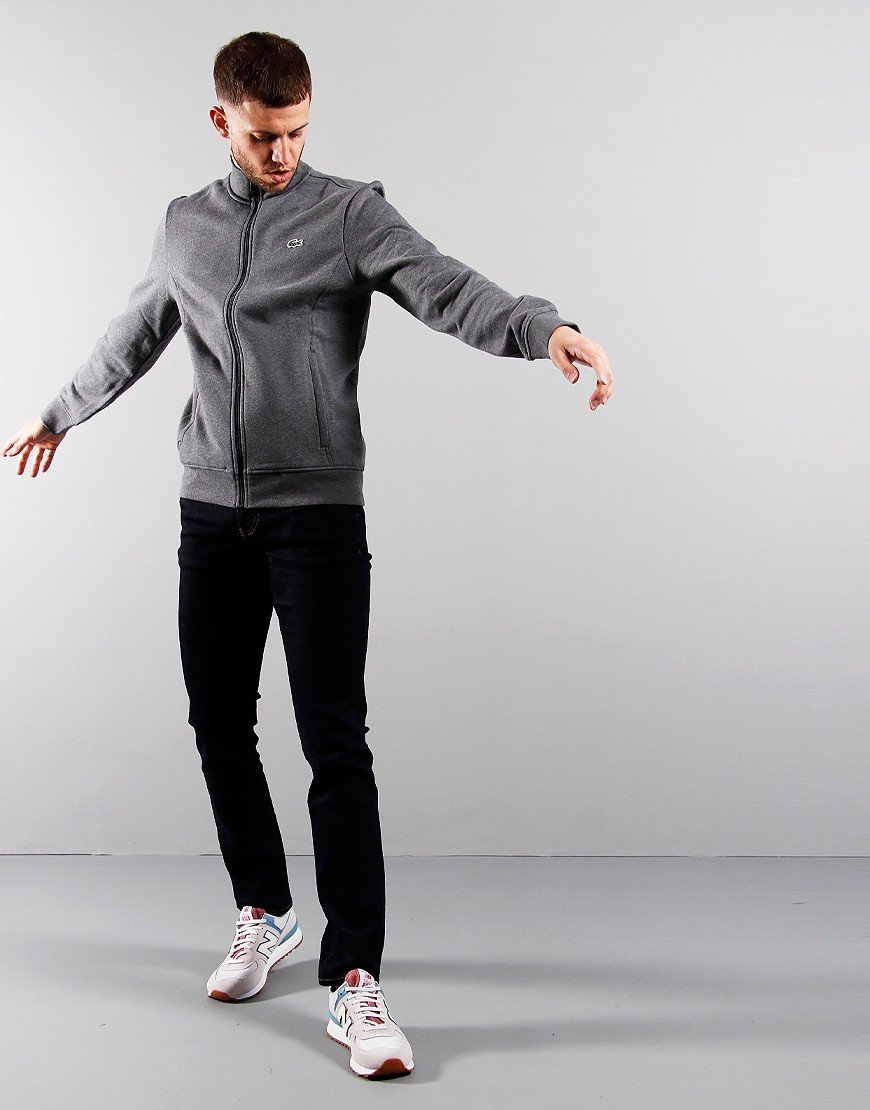 Lacoste SPORT Fleece Zip Sweat Pitch Chine / Graphite 
