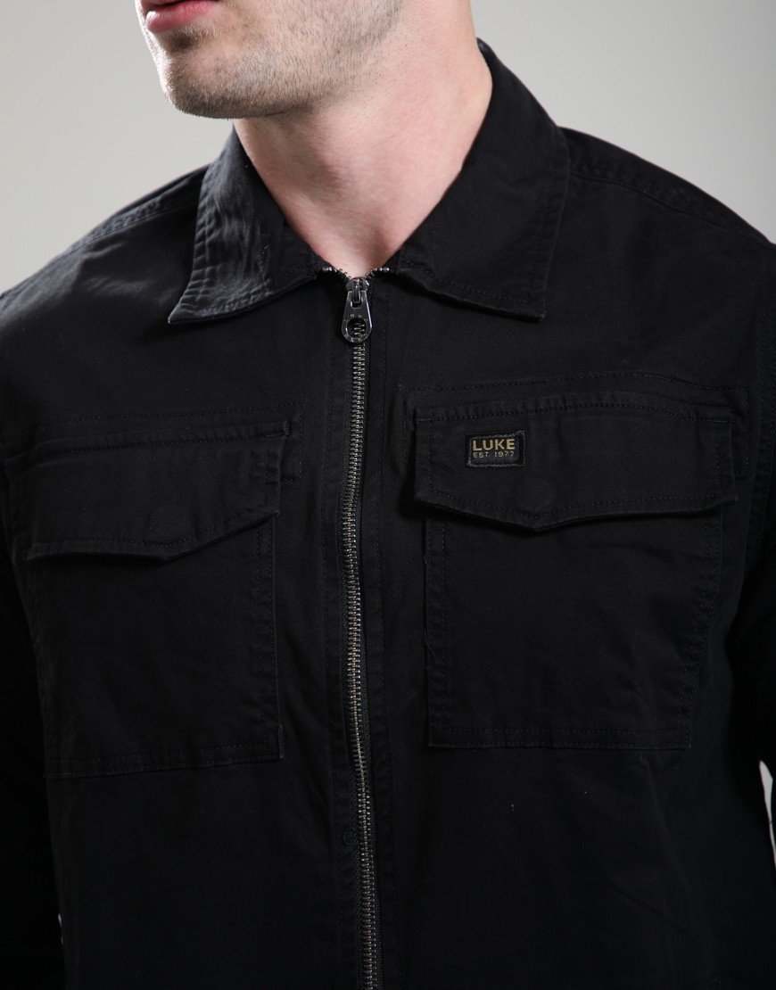 LUKE 1977 Corinth Overshirt Black