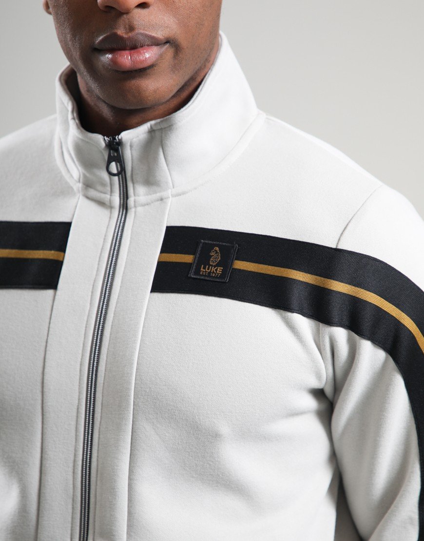 Luke 1977 Duke 1000 Full Zip Sweat Ice Grey